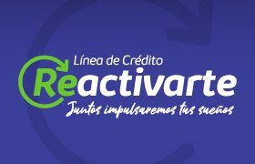 Logo Reactivarte, línea de crédito