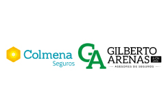 Logo Colmena en alianza con Gilberto Arenas.