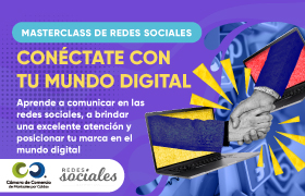 Invitación del boletín Cámara al Día a participar en el Masterclass de Redes Sociales.
